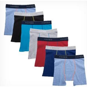 Hanes Boy's Small 10 Pack Comfort Flex Boxer Brief Underwear K12-23